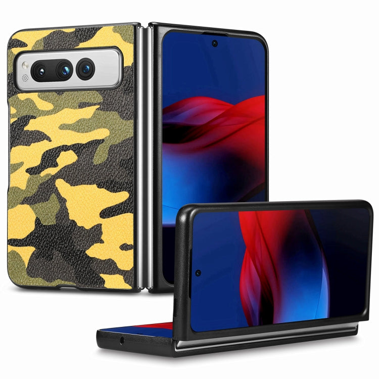 Camouflage Leather Back Cover Phone Case