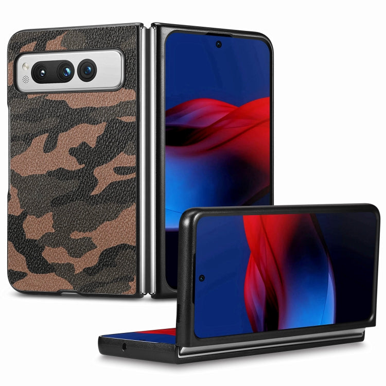 Camouflage Leather Back Cover Phone Case