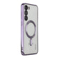 For Samsung Galaxy S23 ENKAY Hat-Prince Magnet Slim Clear Case Electroplated Shockproof Camera Protection Cover