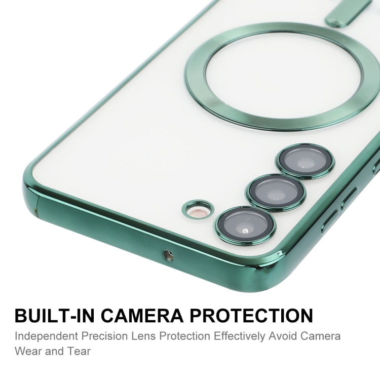 For Samsung Galaxy S23+ 5G ENKAY Electroplated MagSafe Shockproof TPU Phone Case with Lens Film