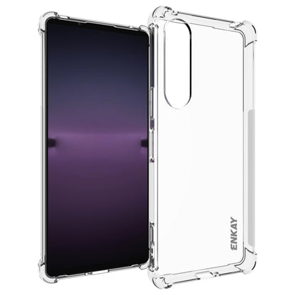 For Sony Xperia 1 V ENKAY Hat-Prince Clear TPU Shockproof Phone Case