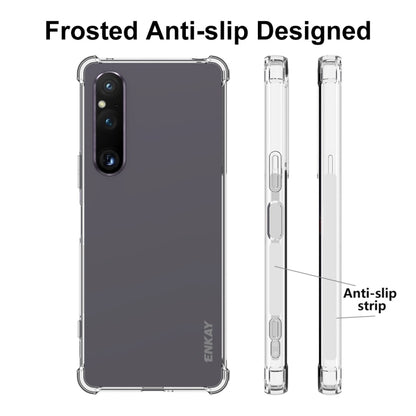 For Sony Xperia 1 V ENKAY Hat-Prince Clear TPU Shockproof Phone Case