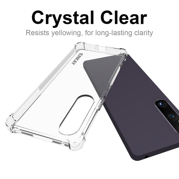 For Sony Xperia 1 V ENKAY Hat-Prince Clear TPU Shockproof Phone Case