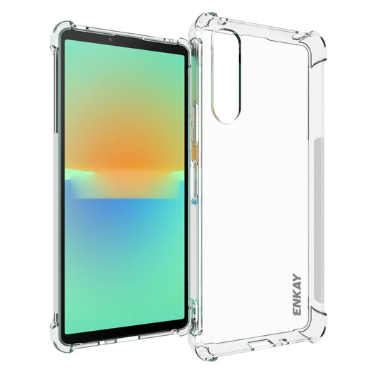 For Sony Xperia 10 V ENKAY Hat-Prince Clear TPU Shockproof Phone Case