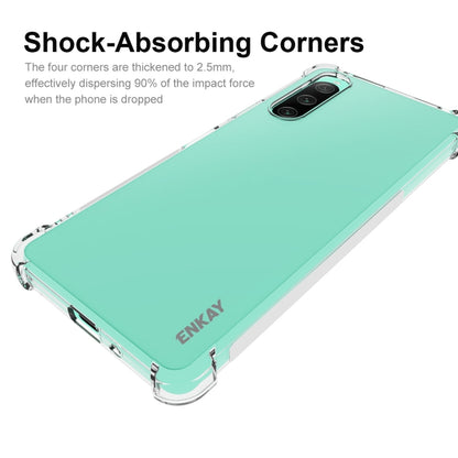 For Sony Xperia 10 V ENKAY Hat-Prince Clear TPU Shockproof Phone Case