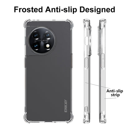 For OnePlus 11R 5G Global ENKAY Hat-Prince Clear TPU Shockproof Phone Case, For OnePlus 11R 5G
