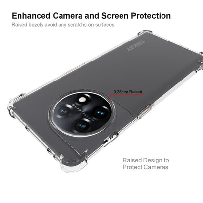 For OnePlus 11R 5G Global ENKAY Hat-Prince Clear TPU Shockproof Phone Case, For OnePlus 11R 5G