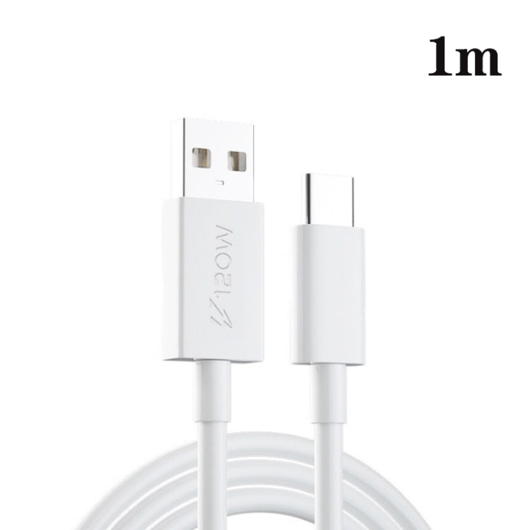 XJ-91 PD 120W 6A USB to USB-C / Type-C Flash Charging Data Cable, 1m, 1.5m, 2m