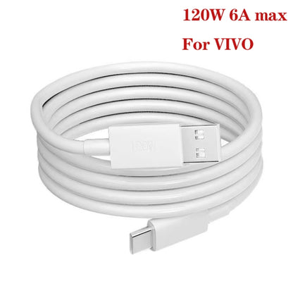 XJ-91 PD 120W 6A USB to USB-C / Type-C Flash Charging Data Cable, 1m, 1.5m, 2m
