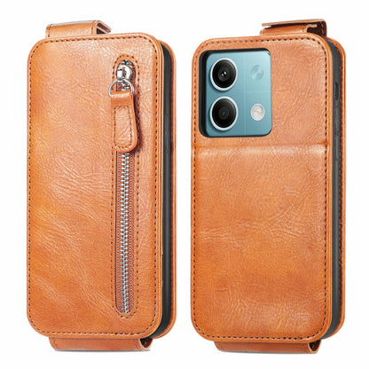 Zipper Wallet Vertical Flip Leather Phone Case, Series 3