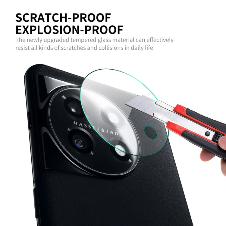 For OnePlus 11 ENKAY Hat-Prince 9H Rear Camera Lens Tempered Glass Film