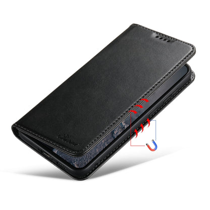 Suteni Calf Texture Horizontal Flip Leather Phone Case