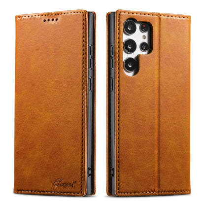 Suteni Calf Texture Horizontal Flip Leather Phone Case