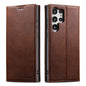 Suteni Calf Texture Horizontal Flip Leather Phone Case, For Samsung Galaxy S26+ 5G, For Samsung Galaxy S26 Ultra 5G, For Samsung Galaxy S26 5G, For Samsung Galaxy S25 5G, For Samsung Galaxy S25+ 5G, For Samsung Galaxy S25 Ultra 5G