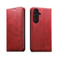 Suteni Calf Texture Horizontal Flip Leather Phone Case, For Samsung Galaxy S26+ 5G, For Samsung Galaxy S26 Ultra 5G, For Samsung Galaxy S26 5G, For Samsung Galaxy S25 5G, For Samsung Galaxy S25+ 5G, For Samsung Galaxy S25 Ultra 5G