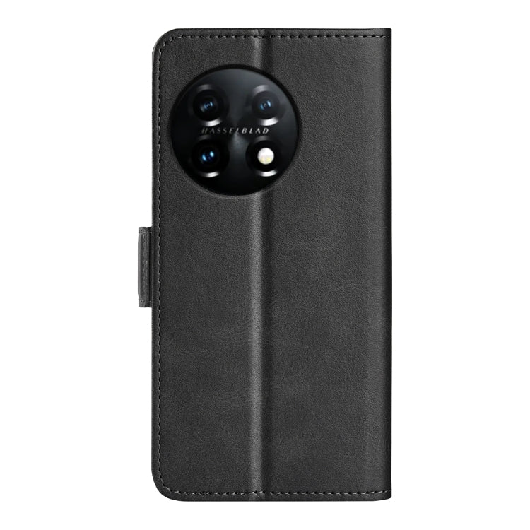 For OnePlus 11 Dual-side Magnetic Buckle Leather Phone Case