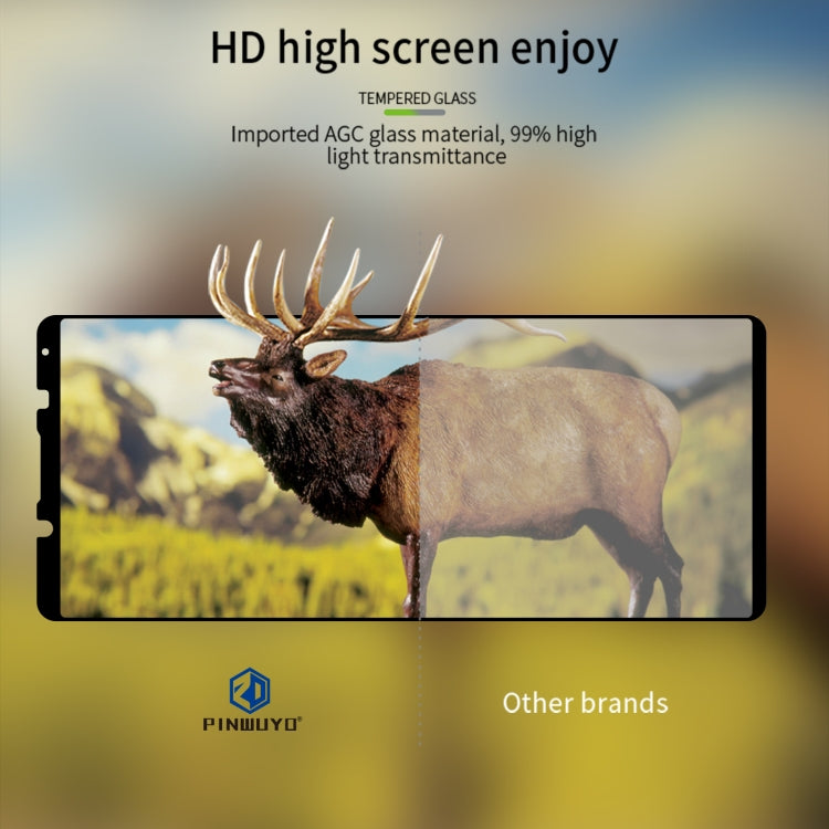 PINWUYO 9H 2.5D Full Screen Tempered Glass Film