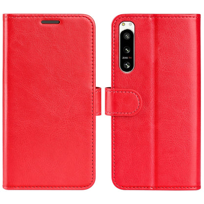 For Sony Xperia 5 IV R64 Texture Horizontal Flip Leather Phone Case