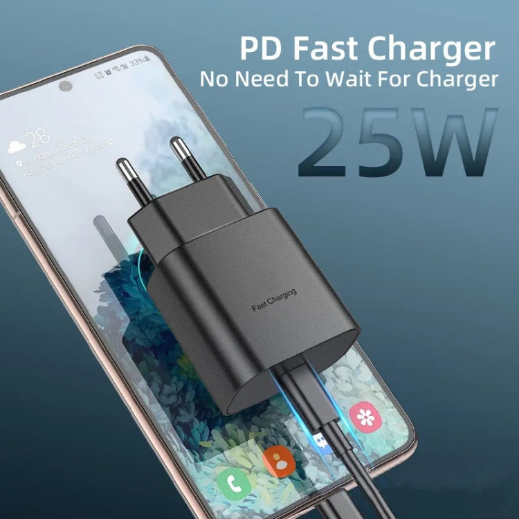 TA800 PD / PPS 25W Type-C Port Charger for Samsung, EU Plug, EU Plug