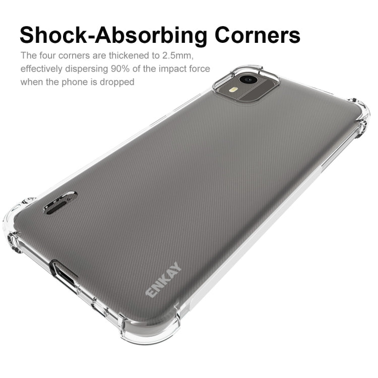 ENKAY Clear TPU Shockproof Anti-slip Phone Case