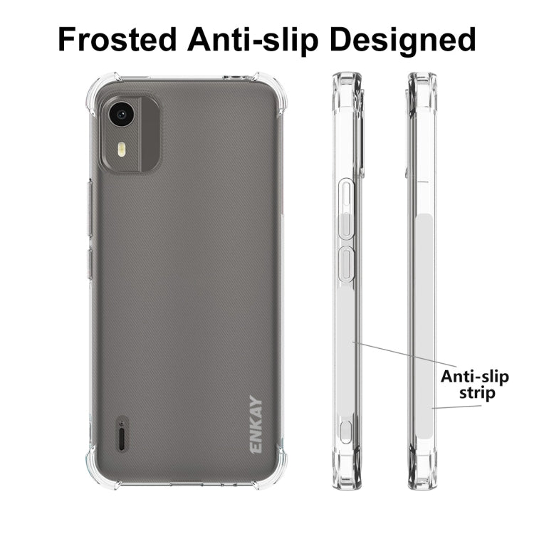 ENKAY Clear TPU Shockproof Anti-slip Phone Case