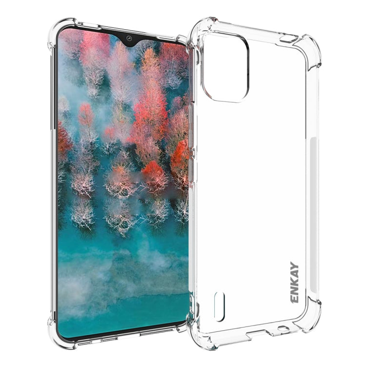 ENKAY Clear TPU Shockproof Anti-slip Phone Case, For Nokia C12 4G, For Nokia C300 4G, For Nokia G42 5G, For Nokia C22 4G, For Nokia C110 4G, For Nokia C32 4G, For Nokia XR21 5G