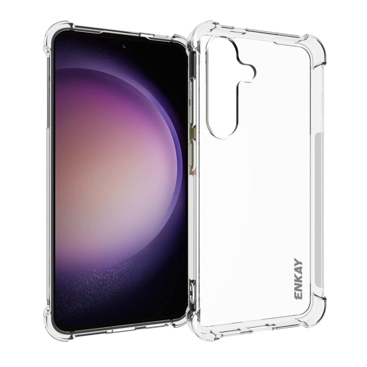 ENKAY Hat-Prince Transparent TPU Shockproof Phone Case, For Galaxy Xcover 7 Pro, For Galaxy M55 5G, For Galaxy A15, For Galaxy A35 5G, For Galaxy S24 Ultra 5G, For Galaxy S24+ 5G, For Galaxy S24 5G, For Galaxy A05, For Galaxy A05s, For Galaxy M34 5G   ...