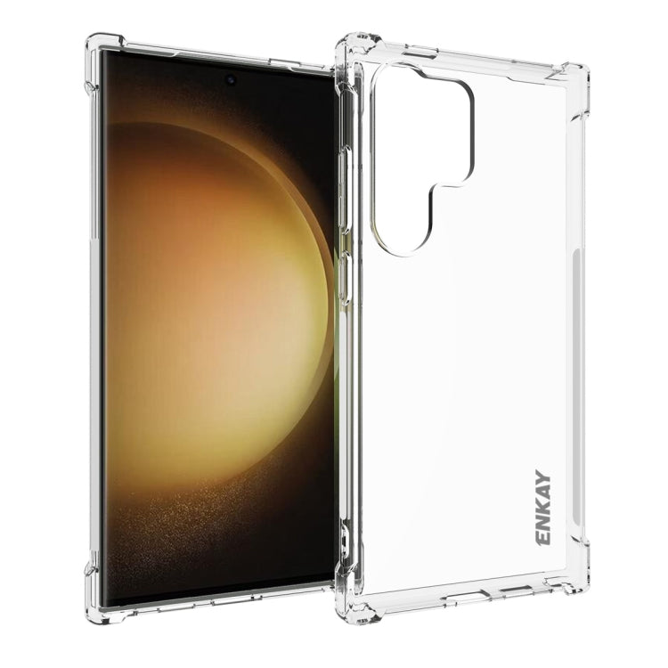 ENKAY Hat-Prince Transparent TPU Shockproof Phone Case, For Samsung Galaxy A15, For Samsung Galaxy A35 5G, For Samsung Galaxy S24 Ultra 5G, For Samsung Galaxy S24+ 5G, For Samsung Galaxy S24 5G, For Samsung Galaxy A05, For Samsung Galaxy A05s����������...