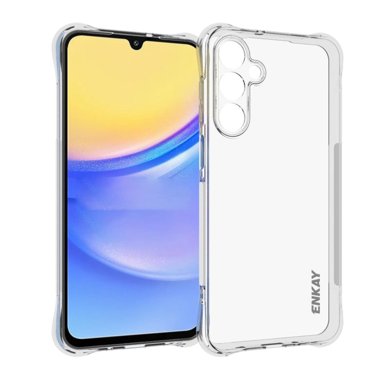 ENKAY Hat-Prince Transparent TPU Shockproof Phone Case, For Samsung Galaxy S26+ 5G, For Samsung Galaxy S26 Ultra 5G, For Samsung Galaxy S26 5G, For Samsung Galaxy A57 5G, For Samsung Galaxy A37 5G, For Samsung Galaxy S25 FE 5G, For Samsung Galaxy M36 5...