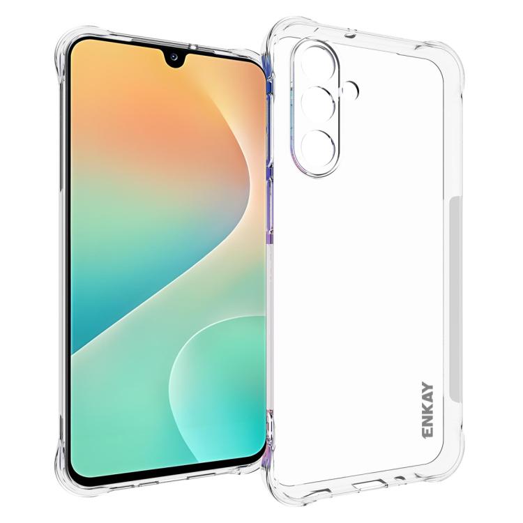 ENKAY Hat-Prince Transparent TPU Shockproof Phone Case, For Galaxy S26 FE 5G, For Galaxy S26+ 5G, For Galaxy S26 Ultra 5G, For Galaxy S26 5G, For Galaxy A57 5G, For Galaxy A37 5G, For Galaxy A27 5G, For Galaxy S25 FE 5G, For Galaxy M36 5G              ...