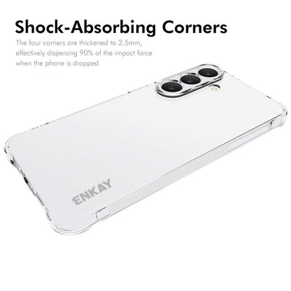 ENKAY Hat-Prince Transparent TPU Shockproof Phone Case, For Galaxy S26 FE 5G, For Galaxy S26+ 5G, For Galaxy S26 Ultra 5G, For Galaxy S26 5G, For Galaxy A57 5G, For Galaxy A37 5G, For Galaxy A27 5G, For Galaxy S25 FE 5G, For Galaxy M36 5G              ...
