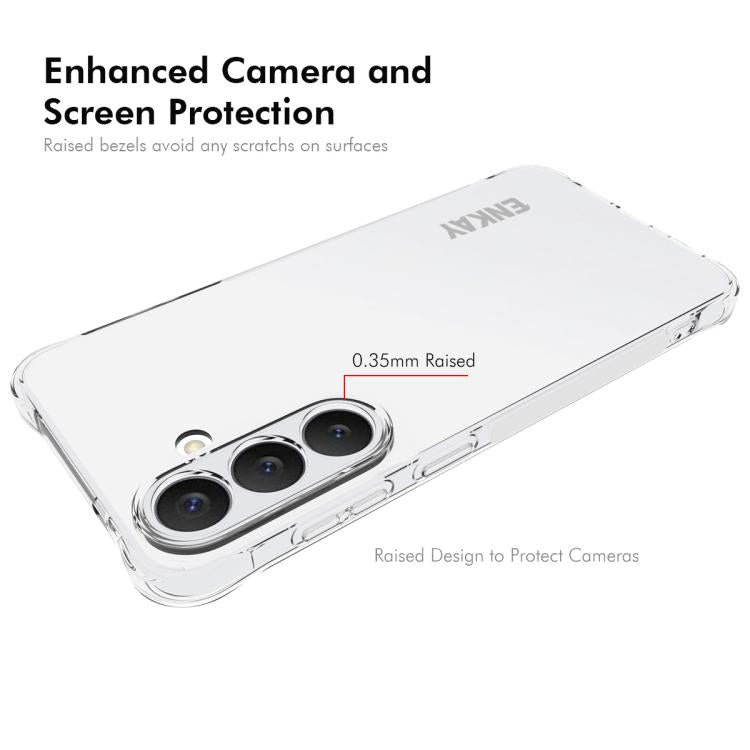 ENKAY Hat-Prince Transparent TPU Shockproof Phone Case, For Galaxy S26 FE 5G, For Galaxy S26+ 5G, For Galaxy S26 Ultra 5G, For Galaxy S26 5G, For Galaxy A57 5G, For Galaxy A37 5G, For Galaxy A27 5G, For Galaxy S25 FE 5G, For Galaxy M36 5G              ...