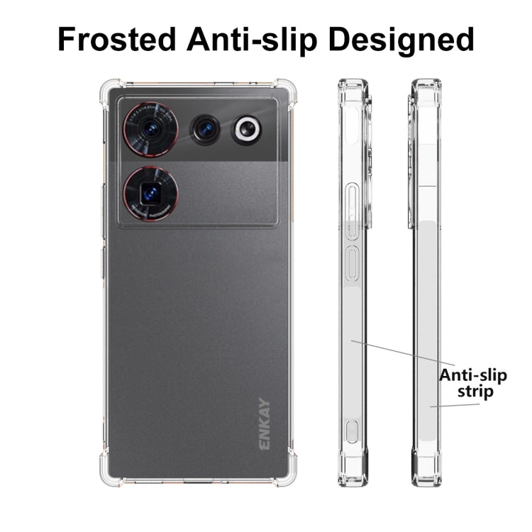 For ZTE Nubia Z50 Ultra 5G ENKAY Clear TPU Shockproof Anti-slip Phone Case