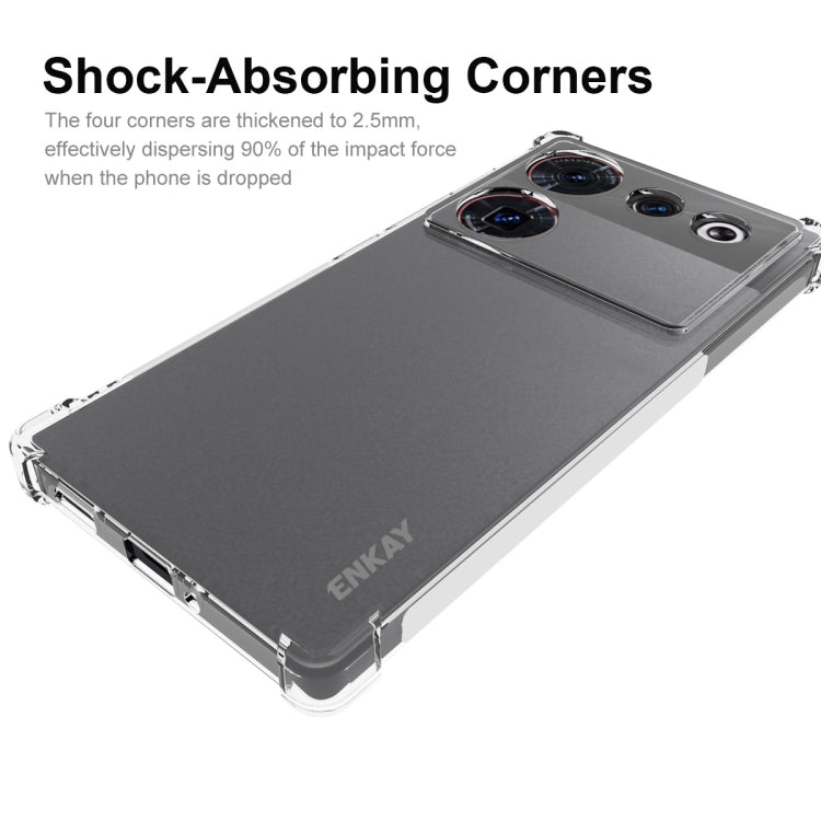 For ZTE Nubia Z50 Ultra 5G ENKAY Clear TPU Shockproof Anti-slip Phone Case