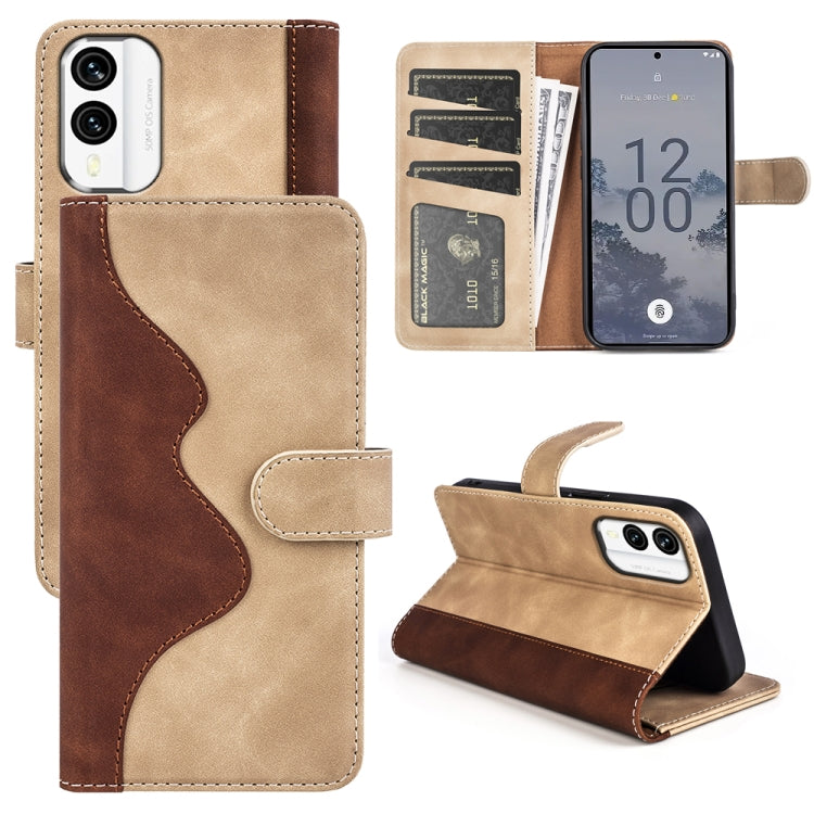 For Nokia X30 Stitching Horizontal Flip Leather Phone Case