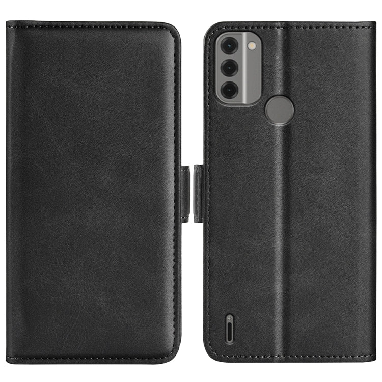 For Nokia C31 Dual-side Magnetic Buckle Horizontal Flip Leather Phone Case