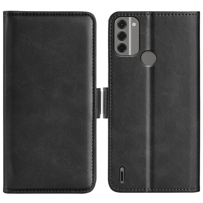 For Nokia C31 Dual-side Magnetic Buckle Horizontal Flip Leather Phone Case