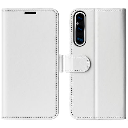 For Sony Xperia 1 V R64 Texture Horizontal Flip Leather Phone Case