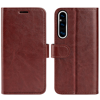 For Sony Xperia 1 V R64 Texture Horizontal Flip Leather Phone Case, For Sony Xperia 1 V