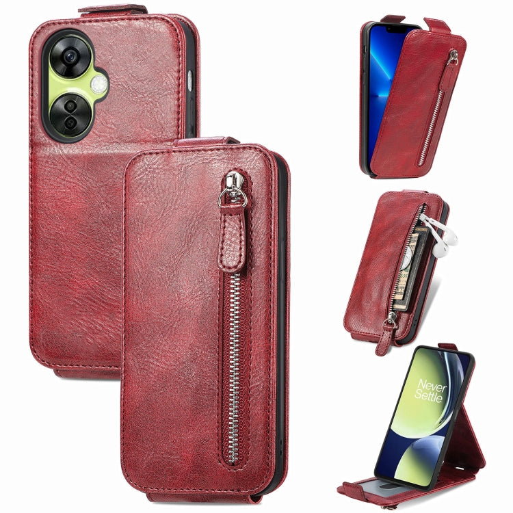 Zipper Wallet Vertical Flip Leather Phone Case