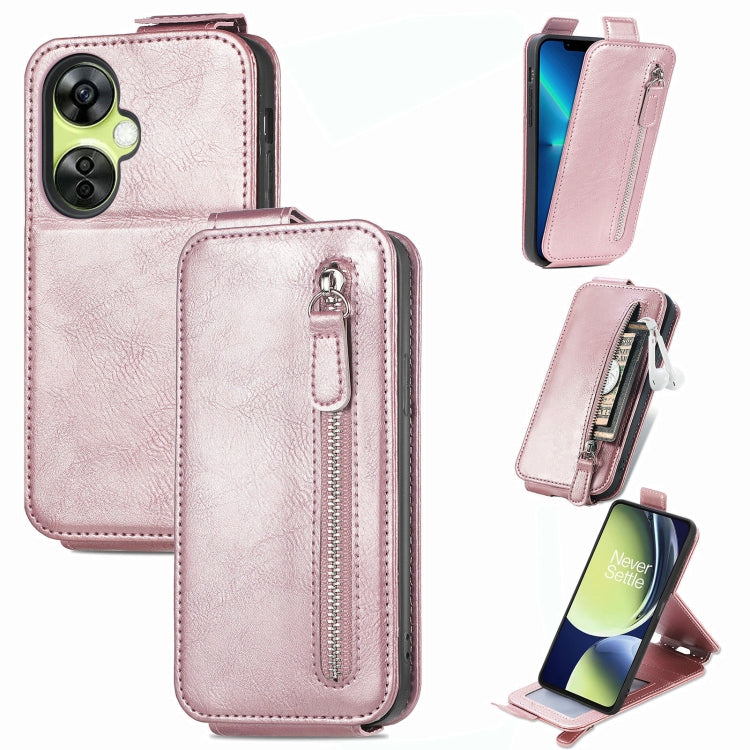 Zipper Wallet Vertical Flip Leather Phone Case