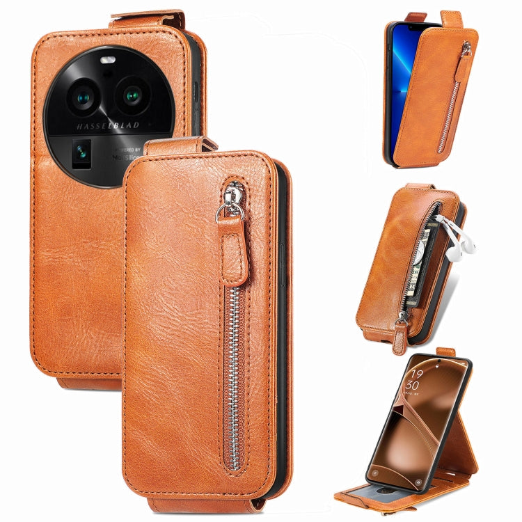 Zipper Wallet Vertical Flip Leather Phone Case