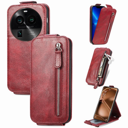 Zipper Wallet Vertical Flip Leather Phone Case