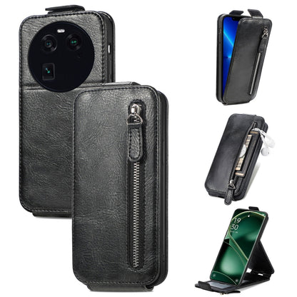 Zipper Wallet Vertical Flip Leather Phone Case