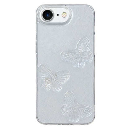 Clear Crystal Butterflies TPU Phone Case, For iPhone 16 Pro Max, For iPhone 16 Pro, For iPhone 16 Plus, For iPhone 16, For iPhone 15 Pro Max, For iPhone 15 Pro, For iPhone 15 Plus, For iPhone 15, For iPhone 14 Plus, For iPhone 14, For iPhone 14 Pro    ...