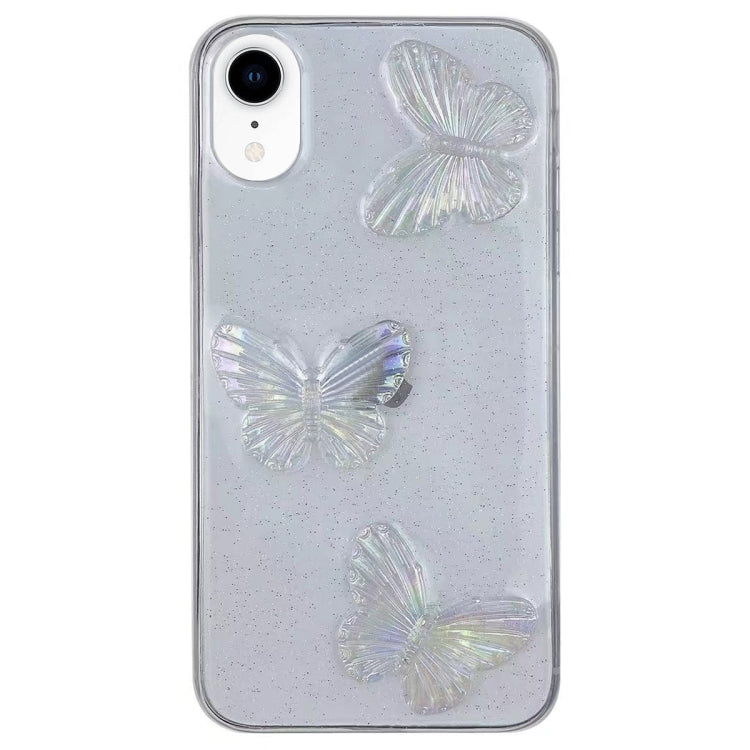 Clear Crystal Butterflies TPU Phone Case