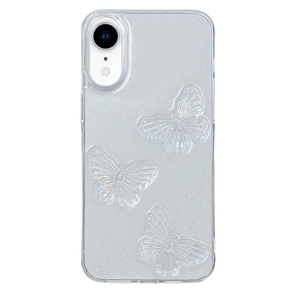 Clear Crystal Butterflies TPU Phone Case, For iPhone 16 Pro Max, For iPhone 16 Pro, For iPhone 16 Plus, For iPhone 16, For iPhone 15 Pro Max, For iPhone 15 Pro, For iPhone 15 Plus, For iPhone 15, For iPhone 14 Plus, For iPhone 14, For iPhone 14 Pro    ...