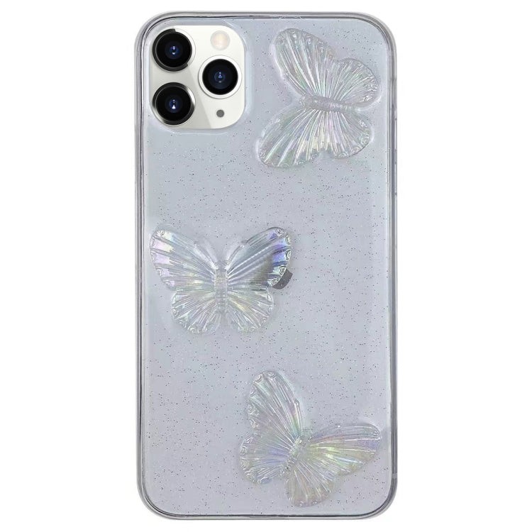 Clear Crystal Butterflies TPU Phone Case