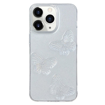 Clear Crystal Butterflies TPU Phone Case, For iPhone 16 Pro Max, For iPhone 16 Pro, For iPhone 16 Plus, For iPhone 16, For iPhone 15 Pro Max, For iPhone 15 Pro, For iPhone 15 Plus, For iPhone 15, For iPhone 14 Plus, For iPhone 14, For iPhone 14 Pro    ...
