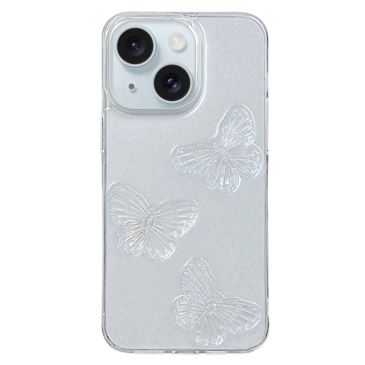Clear Crystal Butterflies TPU Phone Case, For iPhone 16 Pro Max, For iPhone 16 Pro, For iPhone 16 Plus, For iPhone 16, For iPhone 15 Pro Max, For iPhone 15 Pro, For iPhone 15 Plus, For iPhone 15, For iPhone 14 Plus, For iPhone 14, For iPhone 14 Pro    ...